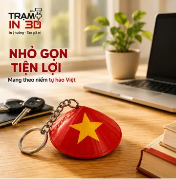 Llavero: Vietnamese keychain -Móc Khóa nón lá Việt Nam — vista de referencia 5