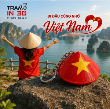 Llavero: Vietnamese keychain -Móc Khóa nón lá Việt Nam — vista de referencia 4