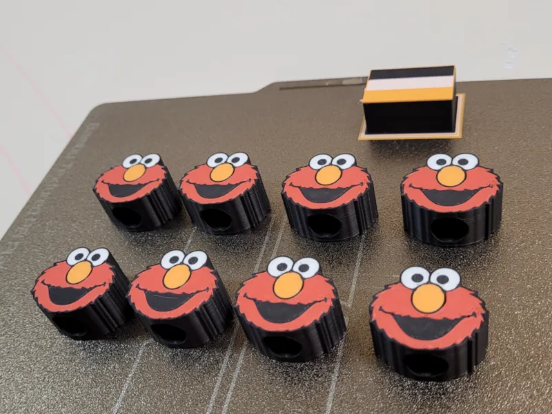 Elmo straw topper