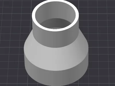 Shop Vac to Dewalt Air Lock Adapter