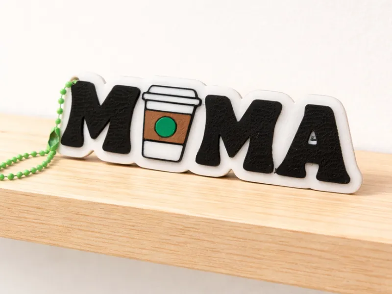 Coffee Mother's Day Keychain