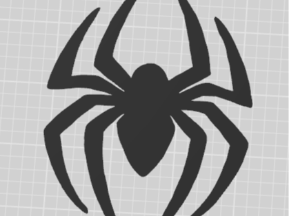 spiderman 3d printet t-shirt print (iron on)