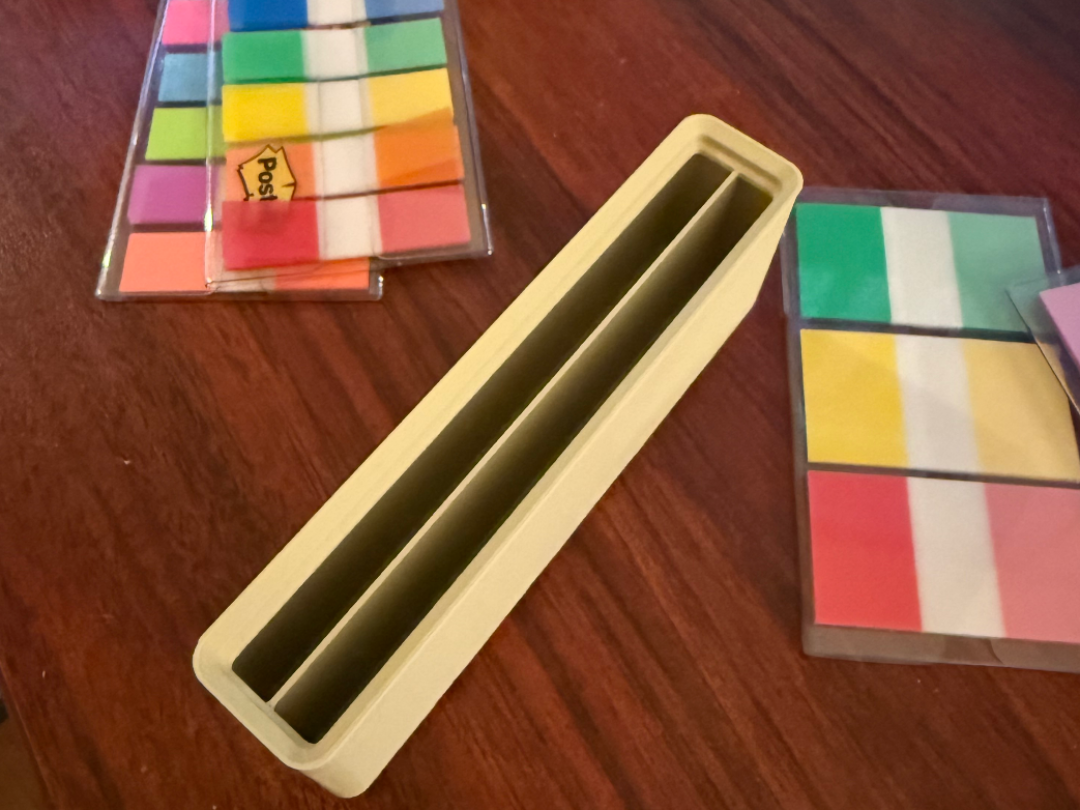 post-it sticky tab gridfinity organizer 