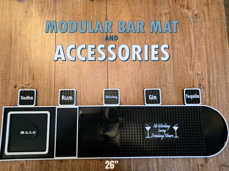 Customizable Modular Bar Mat Accessory Generator