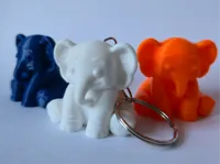 Porte-clés éléphant chibi mignon — photo 2