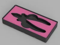 Bac Gridfinity pour pince coupante CHP-170 — photo 3