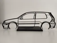 Silhouette Volkswagen Golf 4 — photo 2