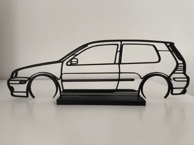 VW Golf 4 Silhouette