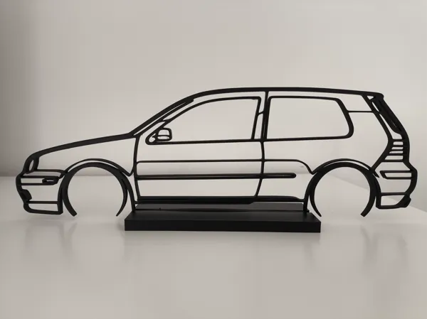 Silhouette Volkswagen Golf 4