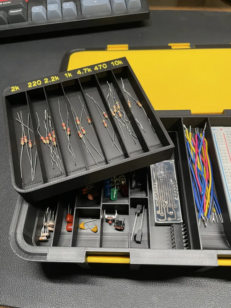 ALL-IN-ONE Arduino and Hardware Storage Box - Free 3D Print Model ...