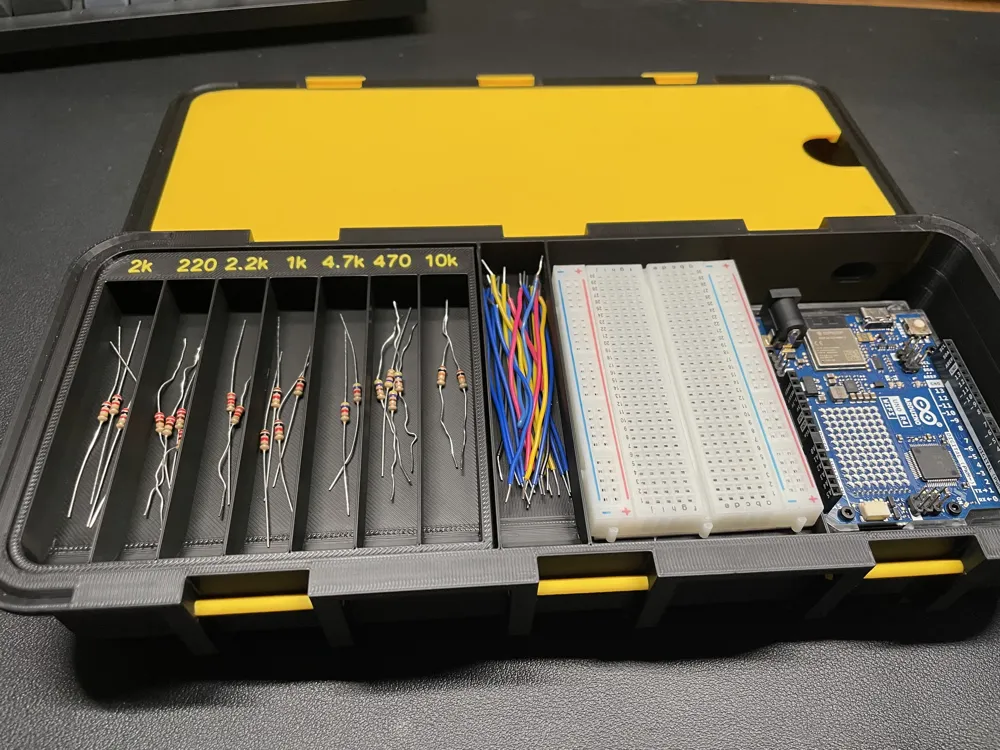 ALL-IN-ONE Arduino and Hardware Storage Box - Free 3D Print Model ...