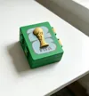 3D Trophy, multi-color single plate printing to improve printing efficiency