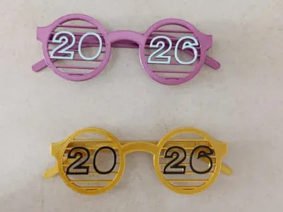 2026 New Year Circle Glasses