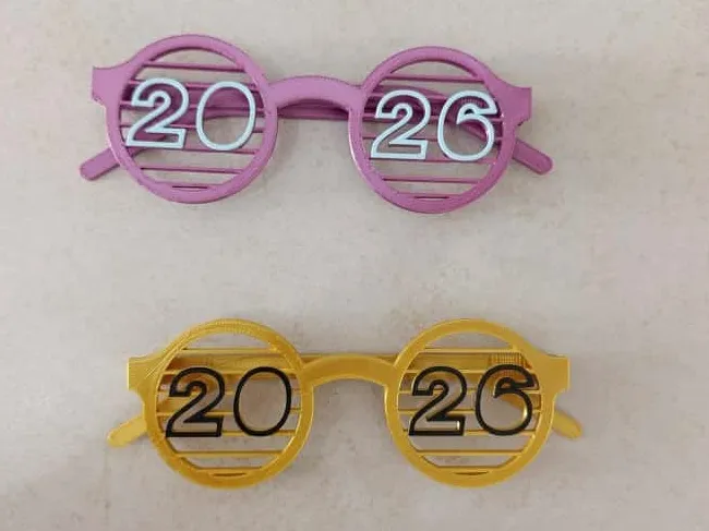 2026 New Year Circle Glasses