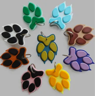 Galgo, Podenco, Greyhound Paw key chain