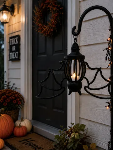 Accesorio de iluminación decorativa: Spooky Bat Lantern | LED Tealight Holder — vista de referencia 5