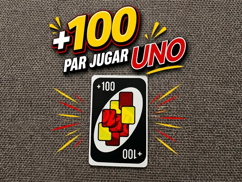 Juego de Mesa - Carta UNO +100
