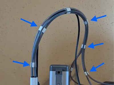 Filament tube PTFE clip (AMS, No AMS, Vase mode)