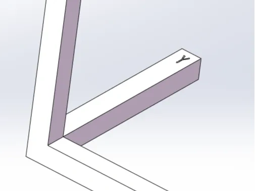 Miniatura 1 do modelo 3D 带字母的坐标轴 测试机器用