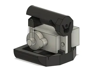 RC Glider Tow Release Mechanism for MG90S Servo