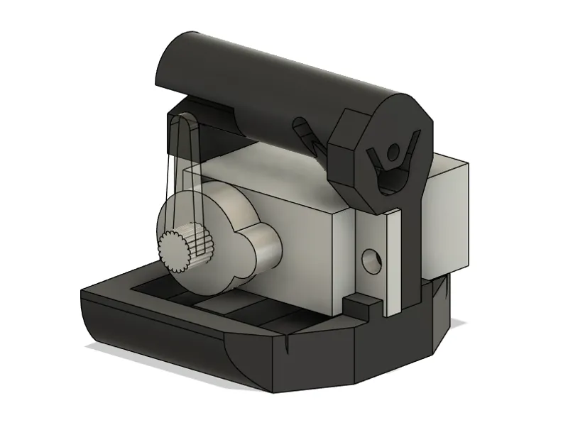RC Glider Tow Release Mechanism for MG90S Servo