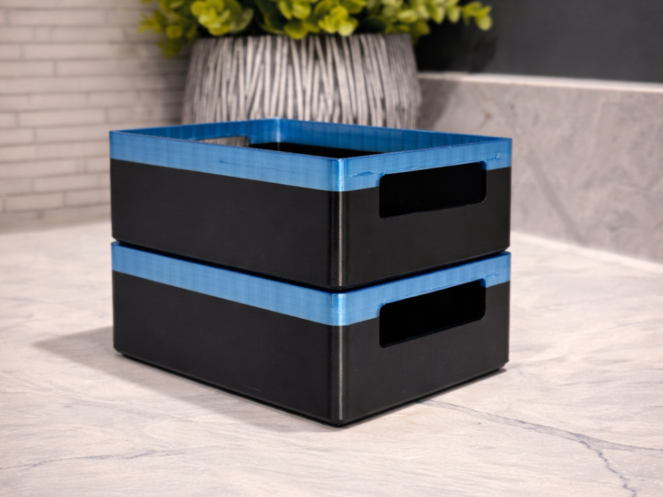 Stackable Large Basket Storage Box Customizable