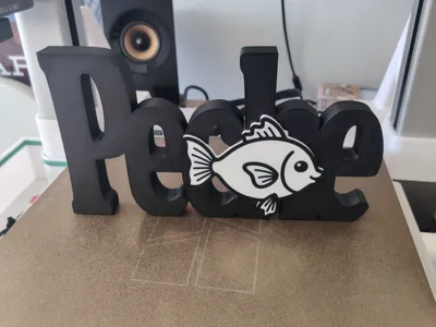 Fishing lettering