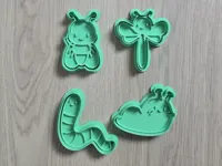 Emporte-pièces insectes mignons (pâte à modeler / argile) — photo 1