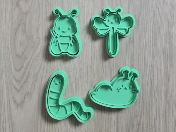 Emporte-pièces insectes mignons (pâte à modeler / argile)