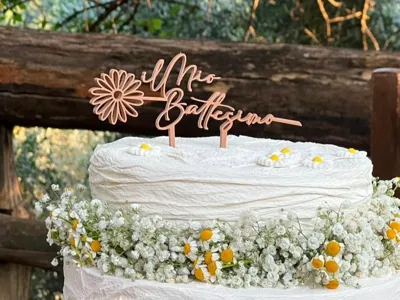 Topper - Cake My Baptism - Daisy