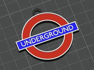 London Underground Keychain