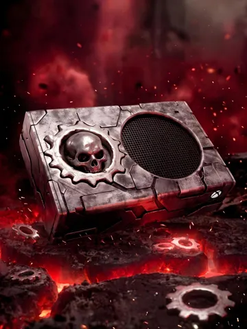 Caja o estuche: Carcasa Xbox Series S Edición Gears of War E DAY — vista de referencia 2