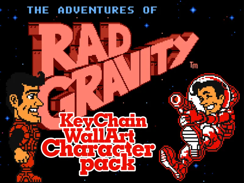 Rad Gravity | NesRetro | Big Characters Pack