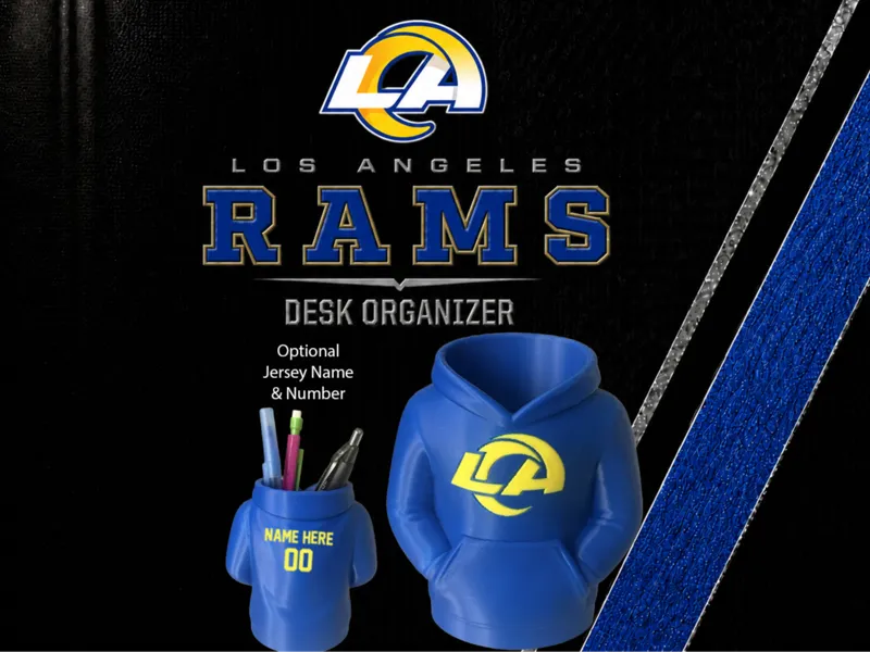 Los Angeles Rams Desk Organizer Hoodie