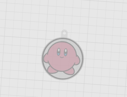 Miniatura 2 do modelo 3D 星之卡比冰箱贴-kirby系列挂件钥匙扣冰箱贴儿童玩具