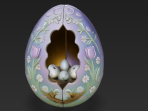 Easter Egg Decorative Box - Spring Nest Edition