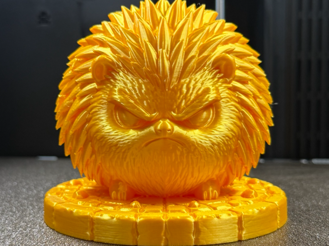 Grumpy Hedgehog Sculpture