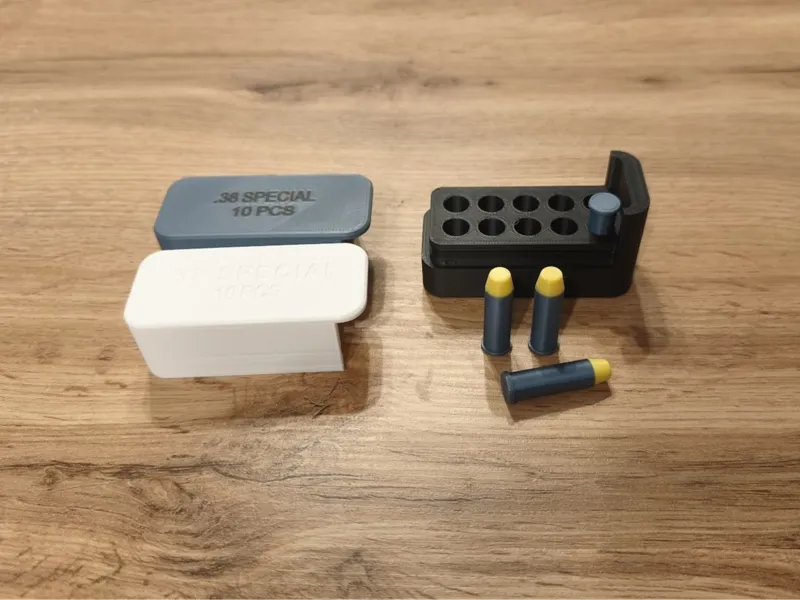 Ammo box - .38 Special (10 pcs) - SLIDE OUT BOX