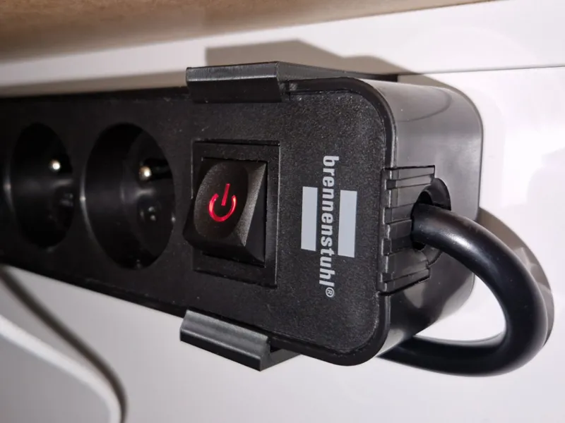 Wall Mount for Brennenstuhl 218195 Power Strip