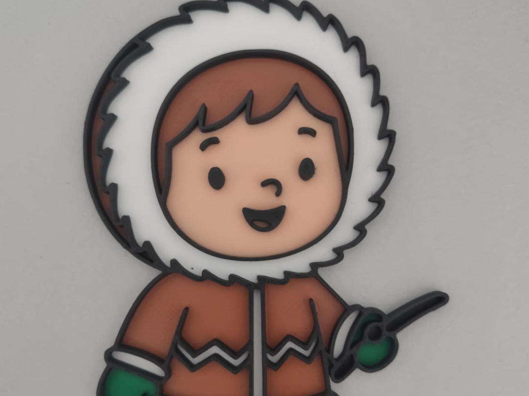 Sensory play Eskimo tray