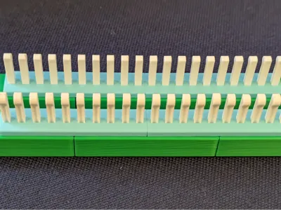 Modular Straight Double Knitting Loom