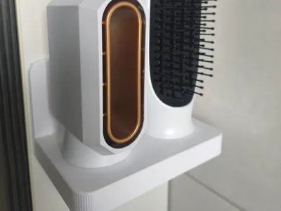 Shelf for Hairdryer Attachments