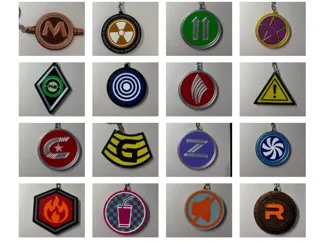 Starlight Express - Character Keychains