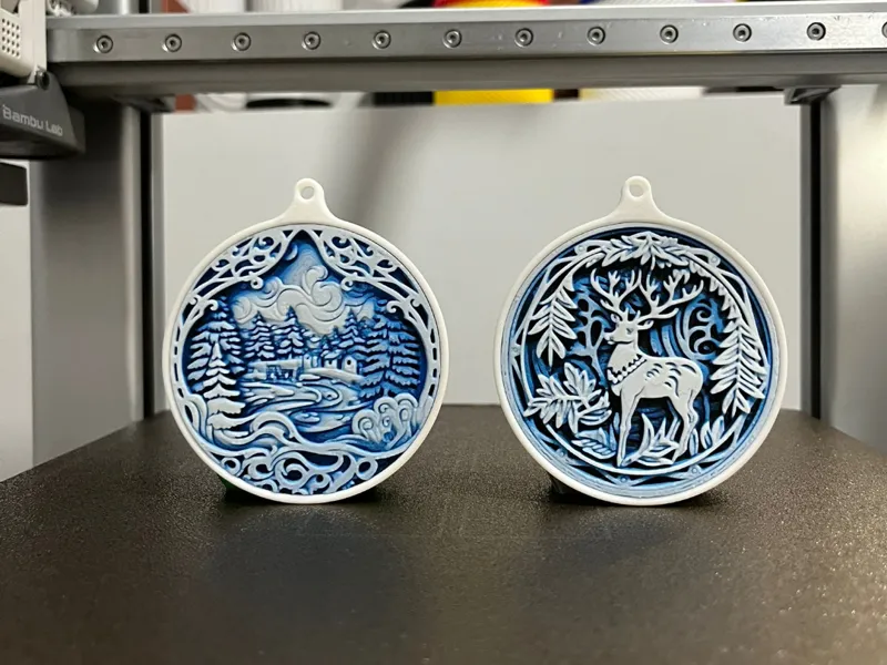Hueforge Christmas Ornaments