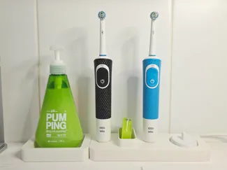 Oral-B Brush and Charger Holder+Toothpaste holder