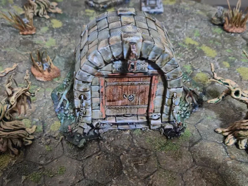 Haunted tomb entrance