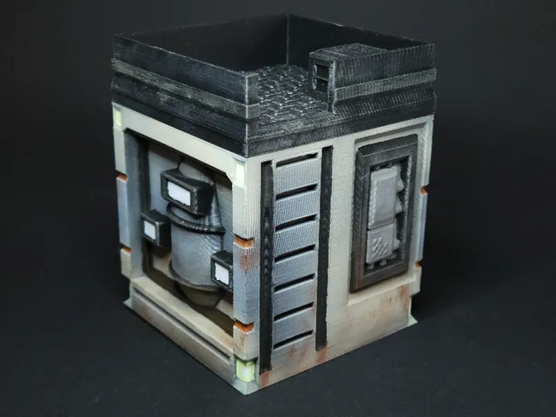 Sci-Fi Building Ladder Variant 3x3" TT Terrain