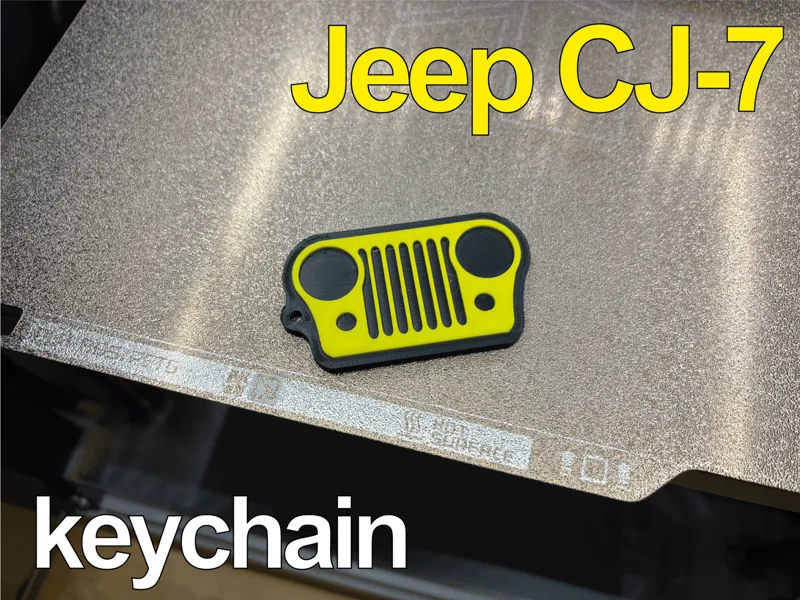 Jeep CJ-7 Keychain