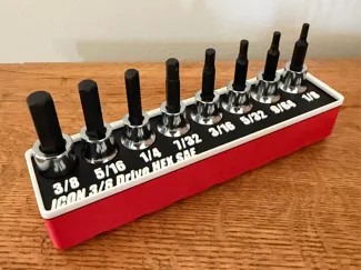 ICON 3/8 Drive HEX SAE Gridfinity