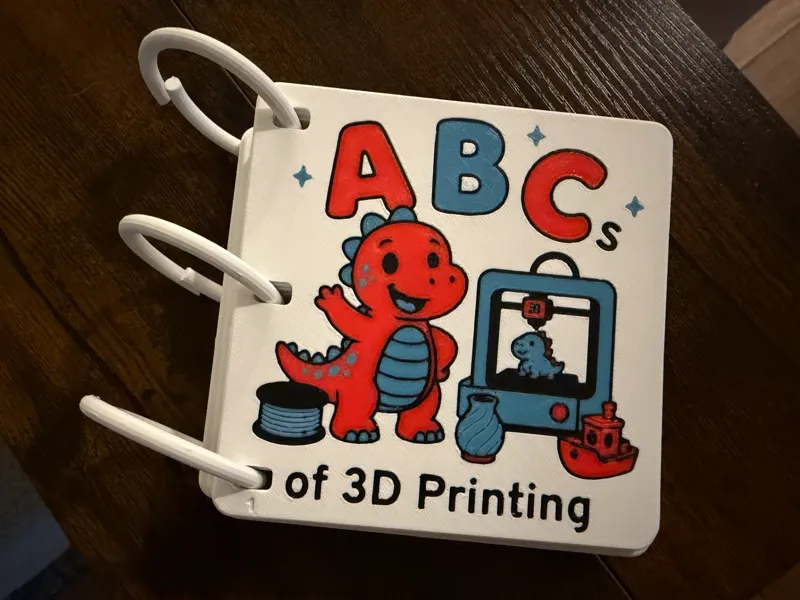 Toddler Board Book - ABCs of 3D Printing